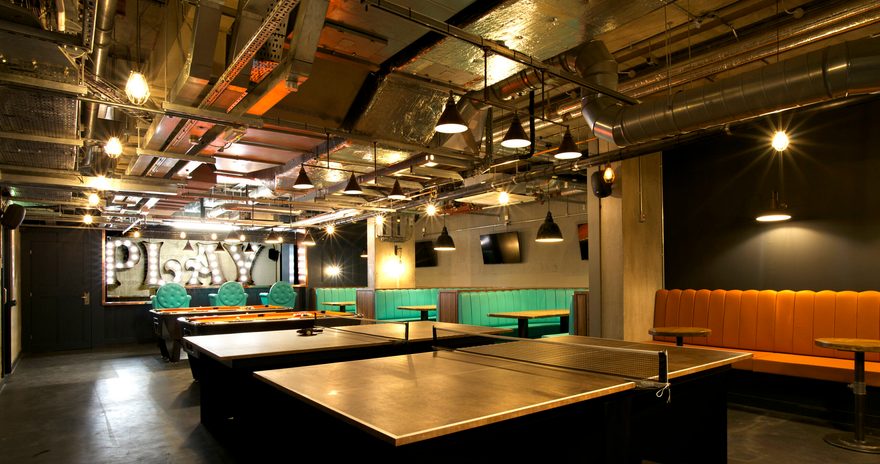 The Games room with a  table tennis at Spitalfields
