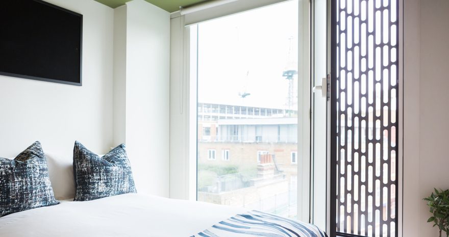 the bed by the window at chapter spitalfields