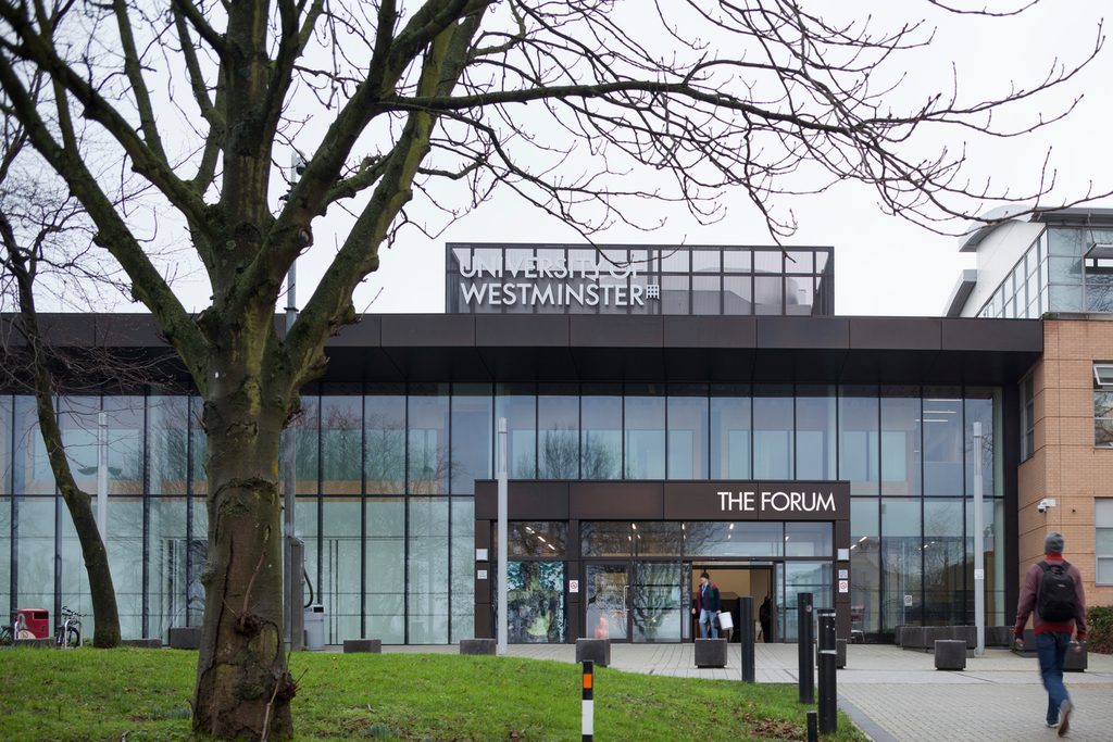 The Forum in the University of Westminster campus