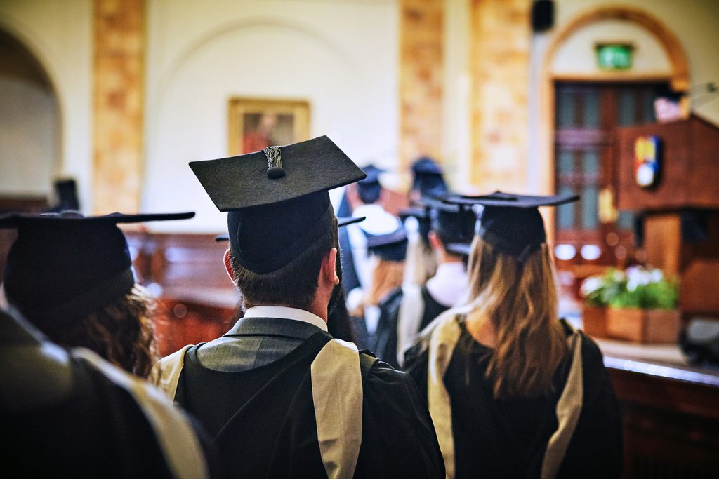 Students Graduating from University