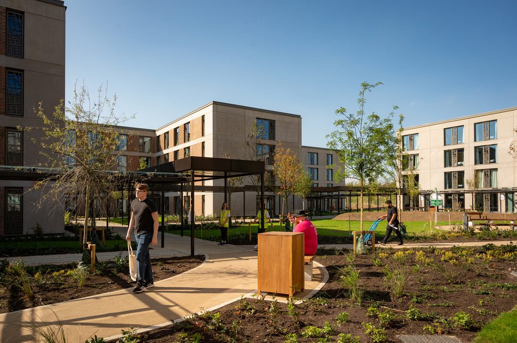 A sunny day at Anne Lister College