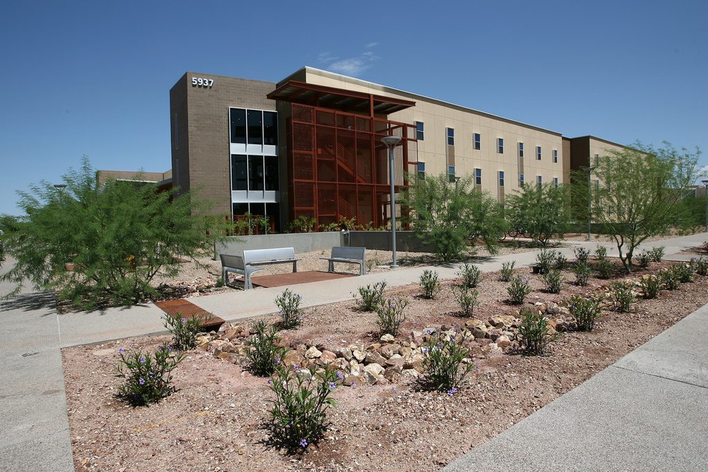 The Century Hall building in Arizona State University