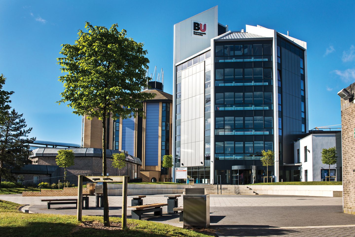 Bournemouth University student centre building
