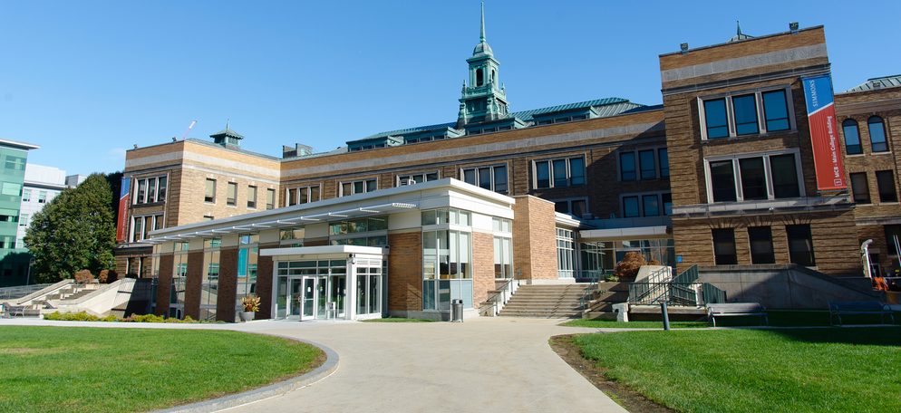 Simmons University building in Boston