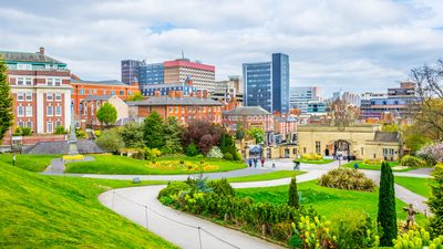 Nottingham city view