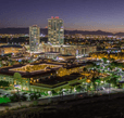 A night view of Phoenix in Arizona