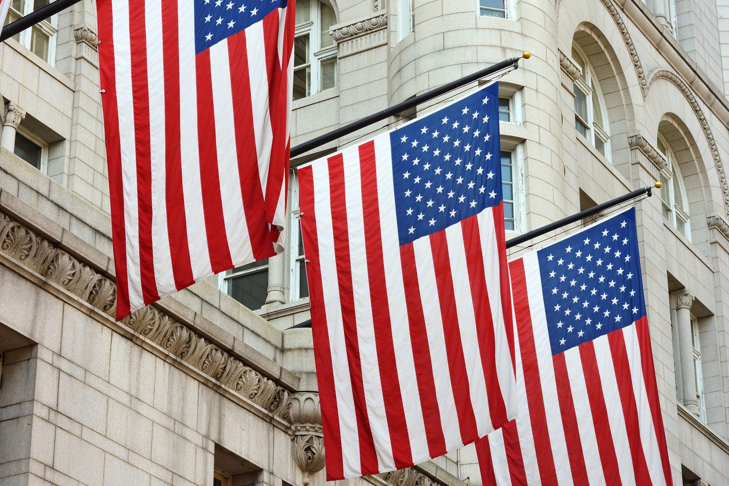 American Flags as Symbol of the American Nation