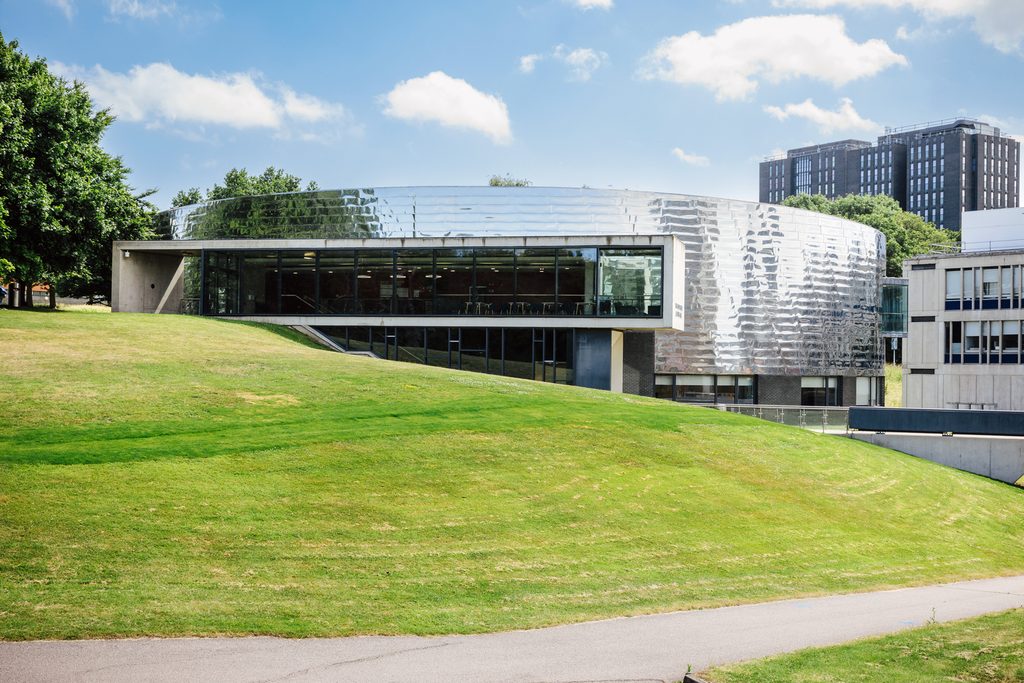 A building in Colchester at University of Essex's campus
