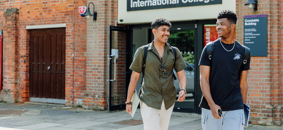 University of Essex International Students walking