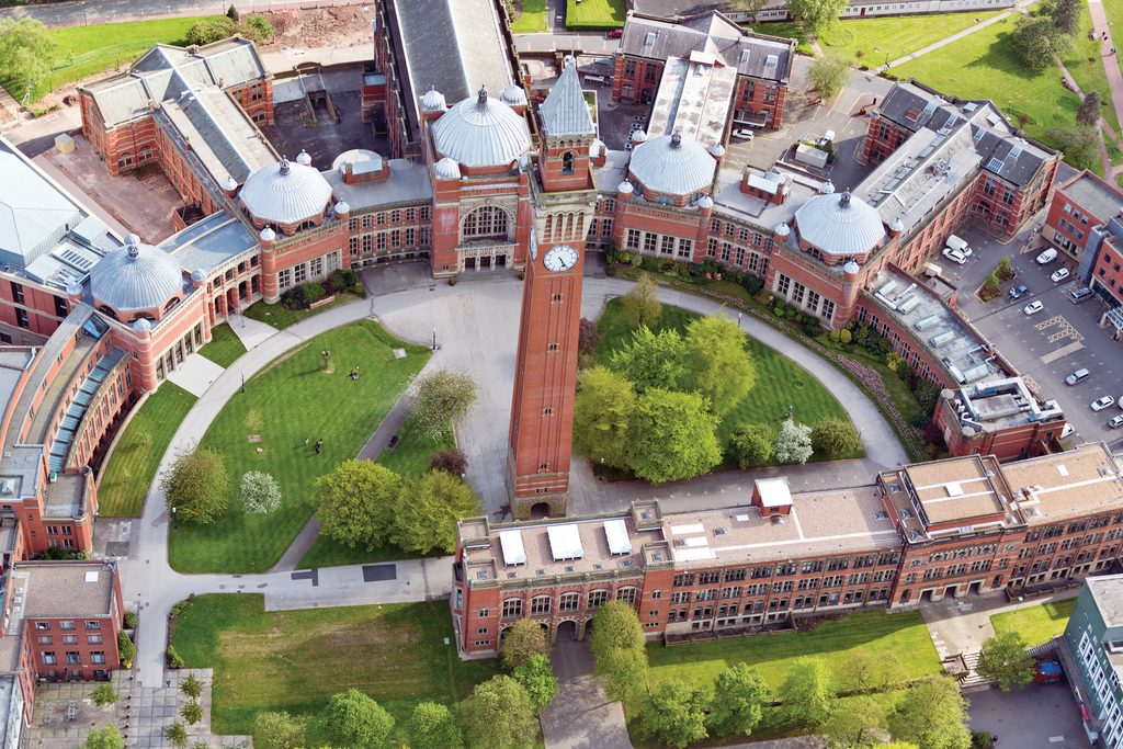 Aerial image of the Main Building