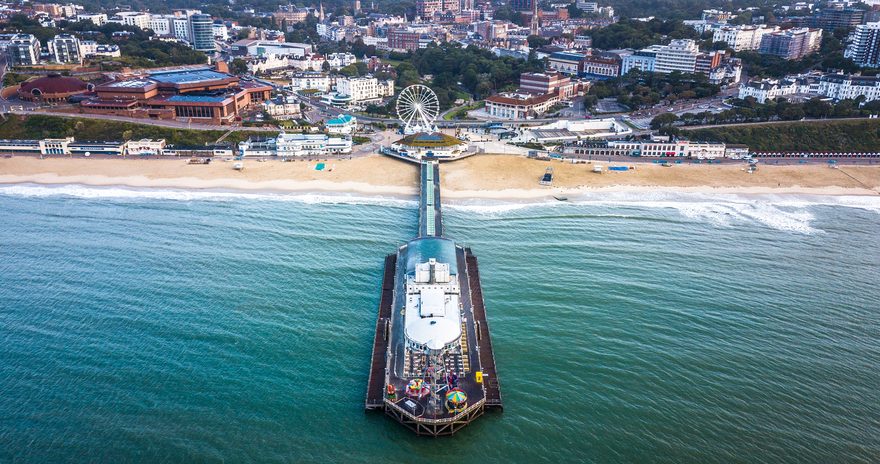 Bournemouth Pier and beach