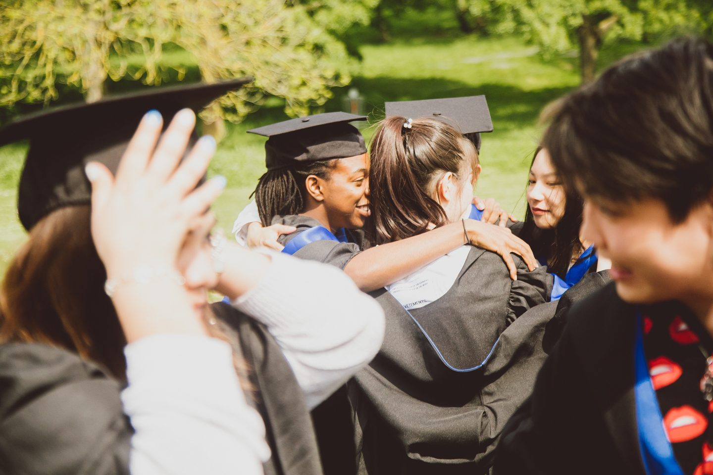 Group of students on graduation day