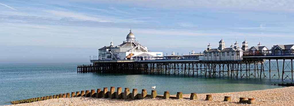 View of Eastbourne Beach