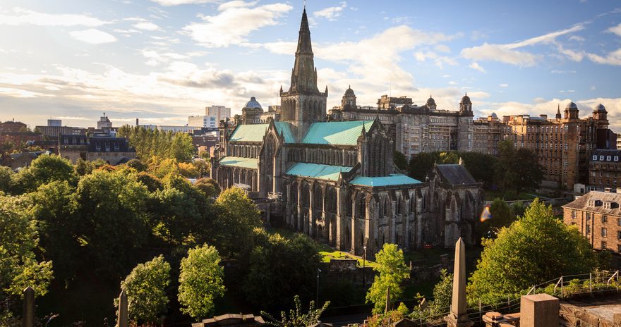 Glasgow Cathedral on a sunny day