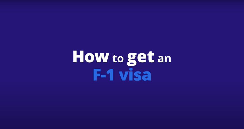 Text, How to get an F-1 Visa