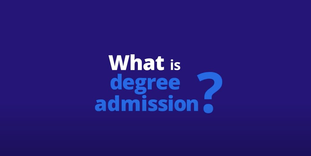 Text, What is degree admission?