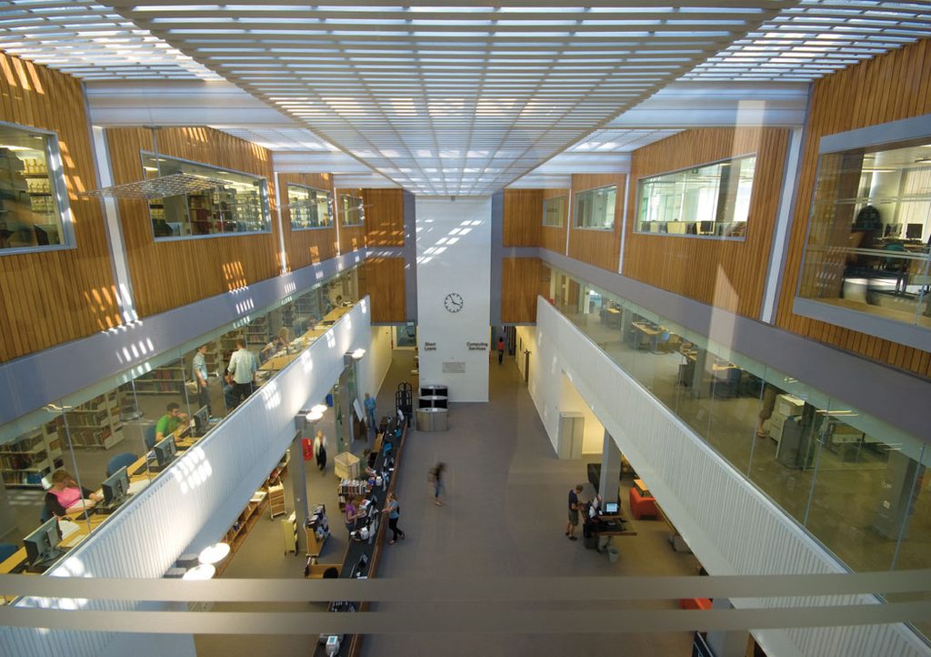 The library at the university of Liverpool