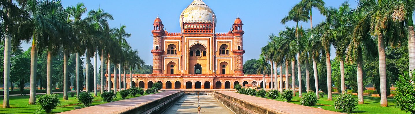 The tomb of Safdarjung In New, Delhi, India on a clear day
