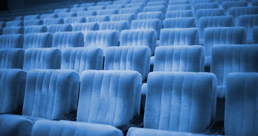 Empty seats at the theater