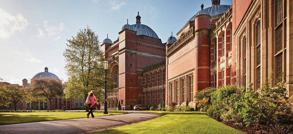 University of Birmingham's main red brick building