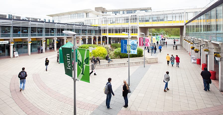 Students outside the University of Essex